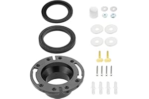 HZ-MONSTAR RV Toilet Seal and 3" Socket RV Toilet Flange Kit, RV Toilet Flange Seal Compatible with RV 300/310/320 Toilets Replace 385345892 Flange, 385311658 Flush Seal, 385311652 Base Seal