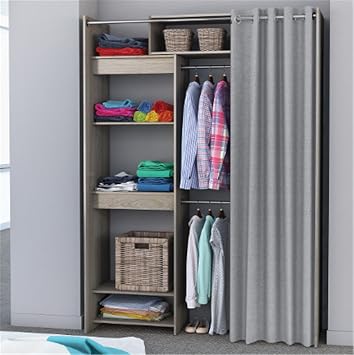 Amazon De Cravog Begehbarer Kleiderschrank Garderobenschrank Mit