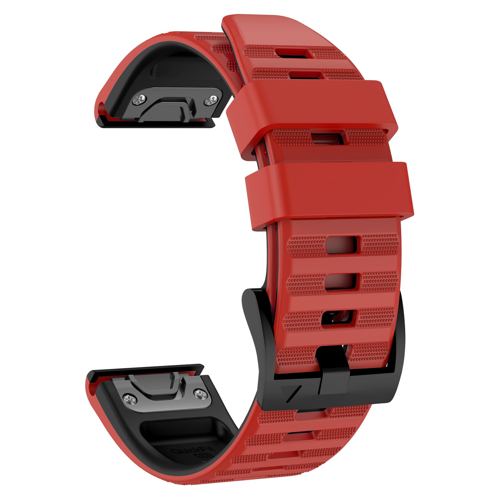 OVERSTEP Strap for Fenix 6X, 26 mm Silicone Wristband for Fenix7X Pro/Fenix 7X/Fenix 6X/6X Pro Fenix 5X/5X Plus Fenix 3/3 HR