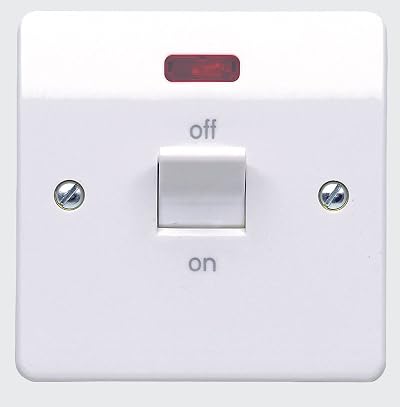 MK K5105WHI 32A Double Pole Switch with Neon - Logic Plus