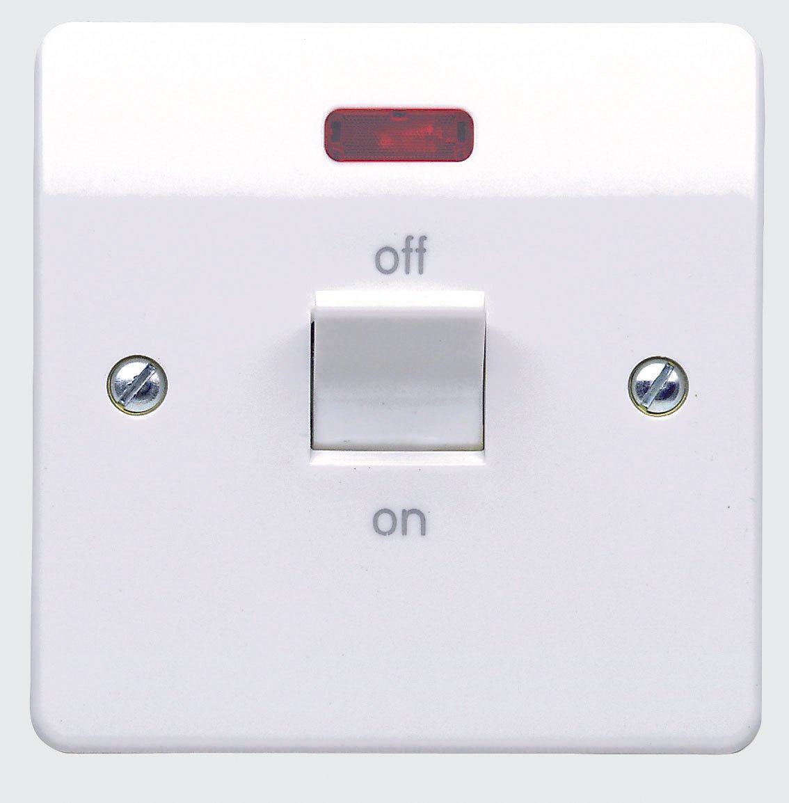 Mk K5105WHI 32A Double Pole Switch and Neon