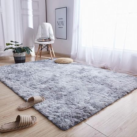 Akchiuy Tappeti Pelo Lungo Moderni Salottocamera Da Letto Peloso Grandi Dimensioni Antiscivolo Tappeto Corridoio Antiscivolo Caldo Tapetigrey 200