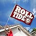 College Flags and Banners Co. Alabama Crimson Tide ROLL Tide Double Sided Flag