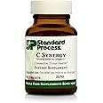 Standard Process Inc. C Synergy - Whole Food Immune Support and Antioxidant with Echinacea Purpurea, Rose HIPS, Shiitake, Reishi Mushroom Powder, Buckwheat, and Wheat Germ - 90 Tablets