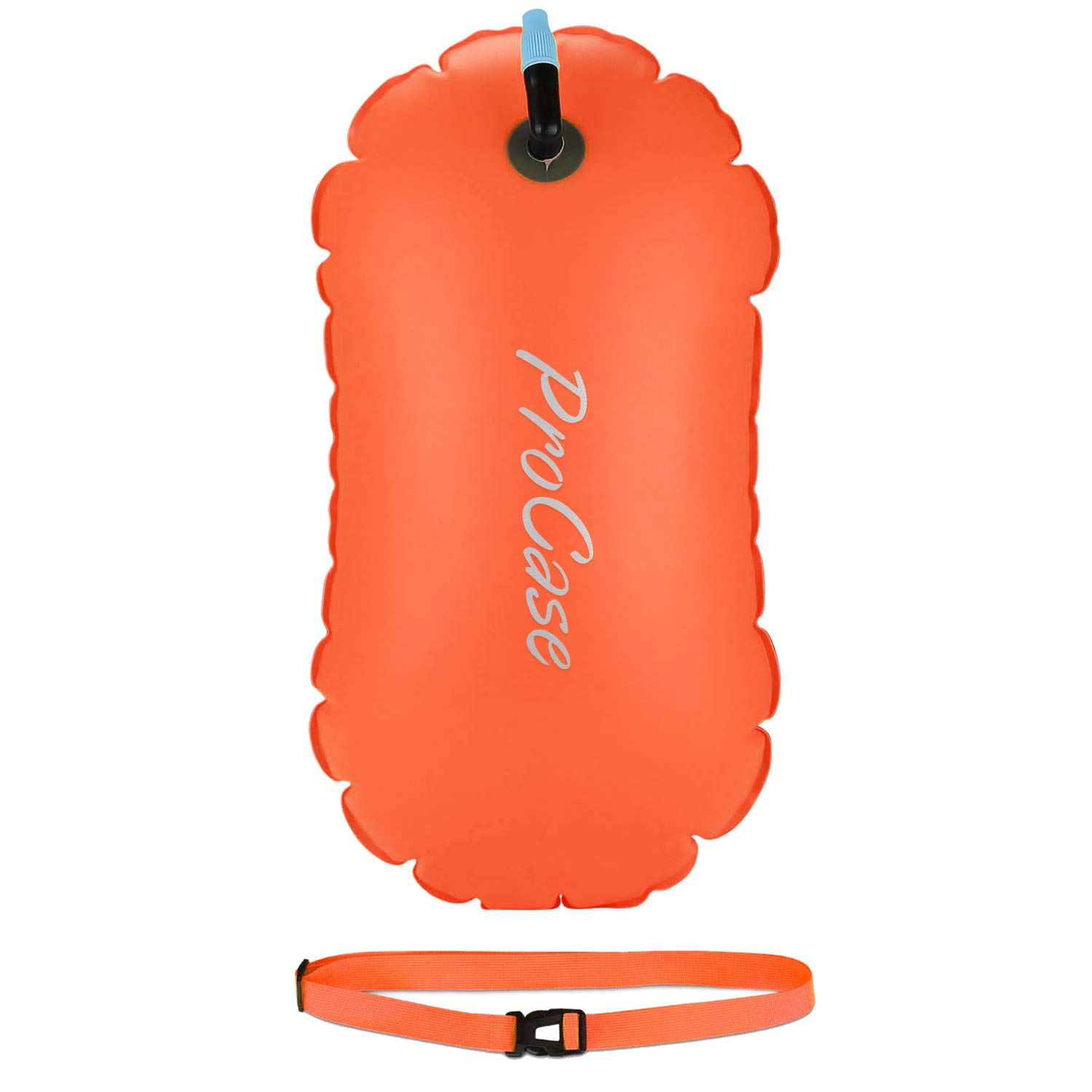 ProCase Swim Buoy Float, Swimming Bubble Safety Float with Adjustable Waist Belt for Open Water Swimmers, Triathletes, Snorkelers, Kayakers, Safe Swim Trainers