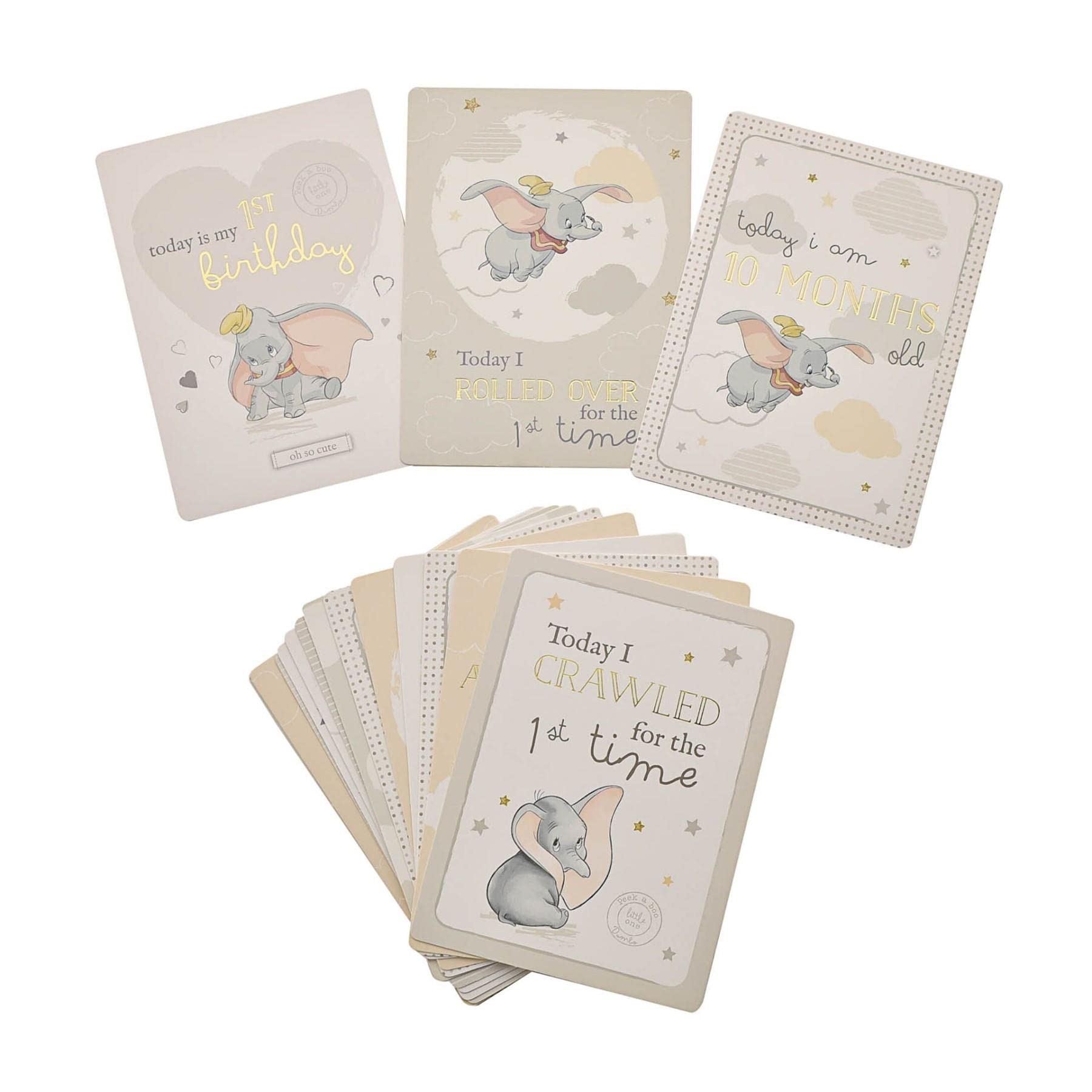 Disney Baby Milestone Cards Pack of 24 - Dumbo 5199