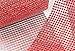 First to act tactical Diamond Rhinestone Mesh Ribbon Supreme Quality Sparkling Bling Wrap Ribbon Bulk DIY Roll for Arts Crafts Party Decorations, 24 Rows, 1 Roll (Red, 4.75in x 10yards)