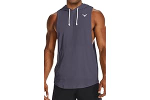Project Titan Men's Icon Cut Off Workout Hoodies Gym Muscle Tank Shirts Sleeveless Training Hoodies