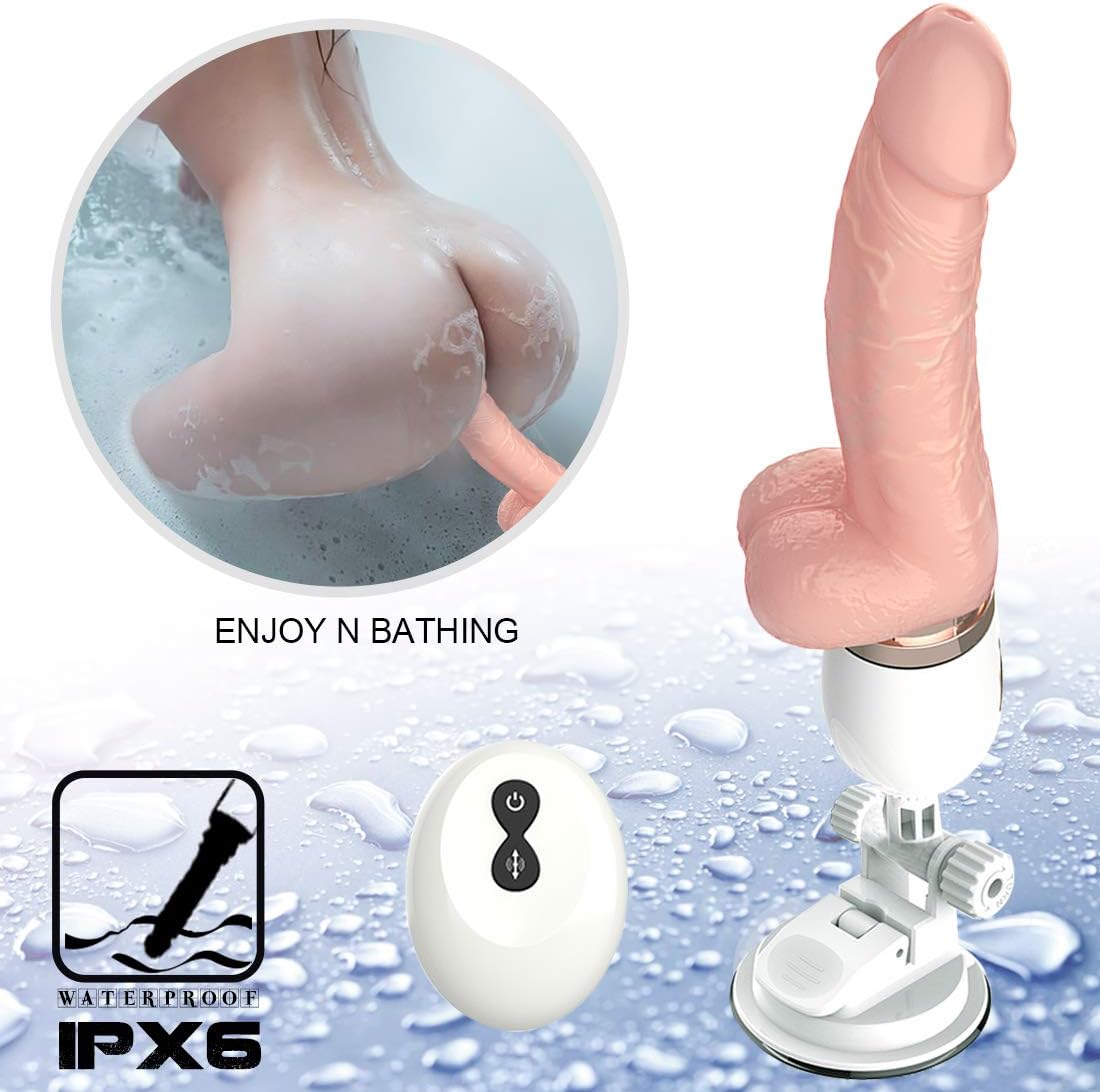 Huge Bendable Stick with Powerful Base Ultra-Soft Skin-Friendly Realx Rod for Women Men