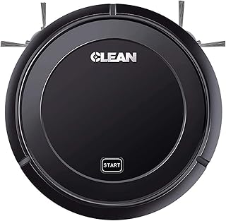 Smart Roboter Staubsauger Ermöglicht 120 Minuten Reinigungszeit, Wiederaufladbarer automatischer Smart Staubsauger mit Wischen, Anti-Fall Sensoren, Teppich, Hartholz, Linoleum, Fliesen reinigen