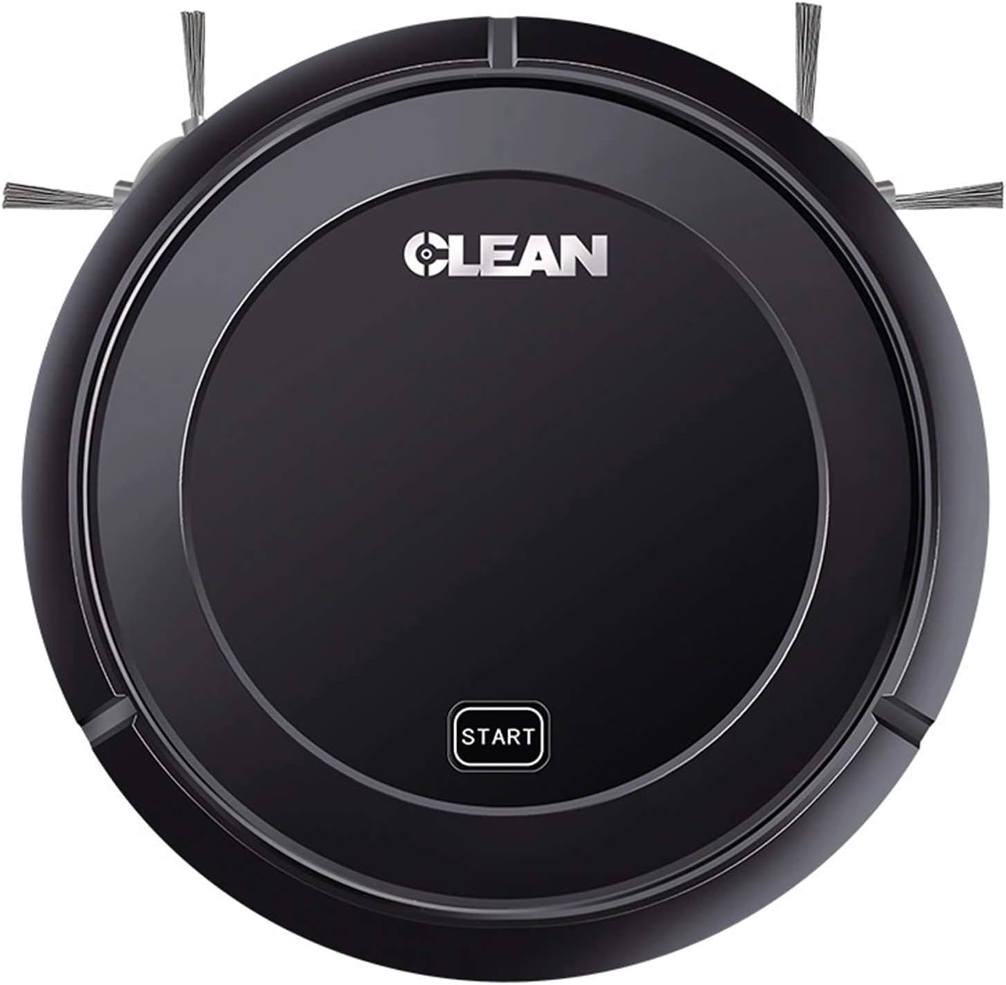 Smart Roboter Staubsauger Ermöglicht 120 Minuten Reinigungszeit, Wiederaufladbarer automatischer Smart Staubsauger mit Wischen, Anti-Fall Sensoren, Teppich, Hartholz, Linoleum, Fliesen reinigen