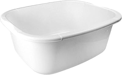 Easy Shopping 11 Litre Rectangular Washing Up Bowl Plastic Multi-Purpose Basin