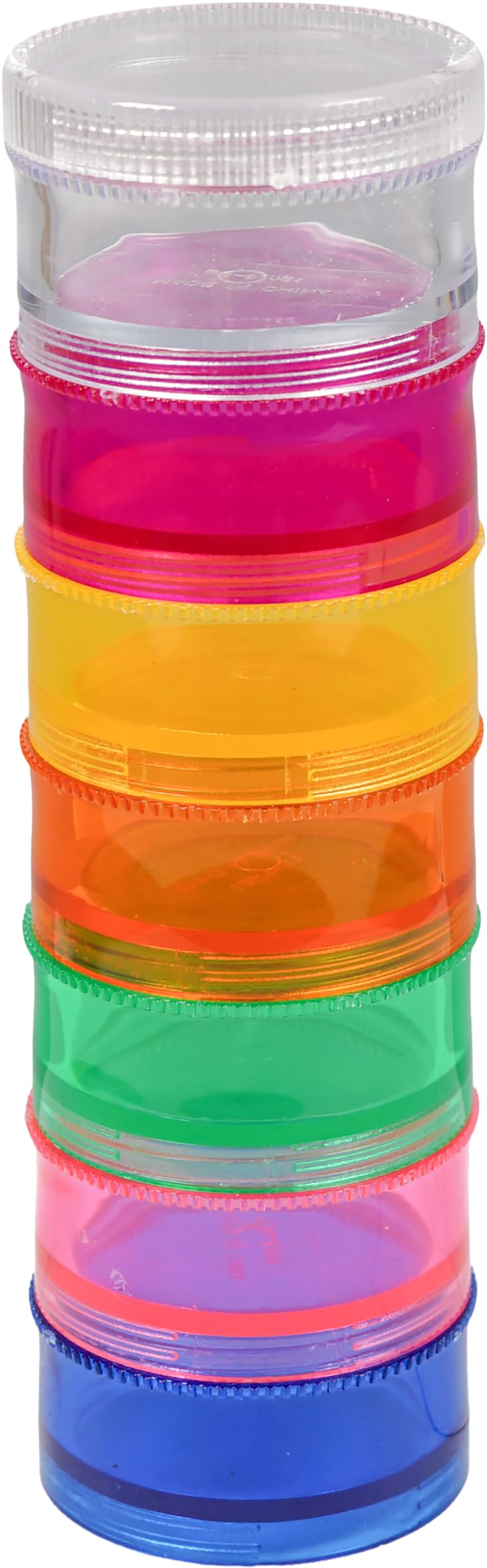 7 Day Stackable Pill Dispenser Tablet Organiser Tower 1 Compartment per Day for Those who take Tablets on a Daily Basis Easy Medication Management and Organisation Easy to Open Perfect for Travel