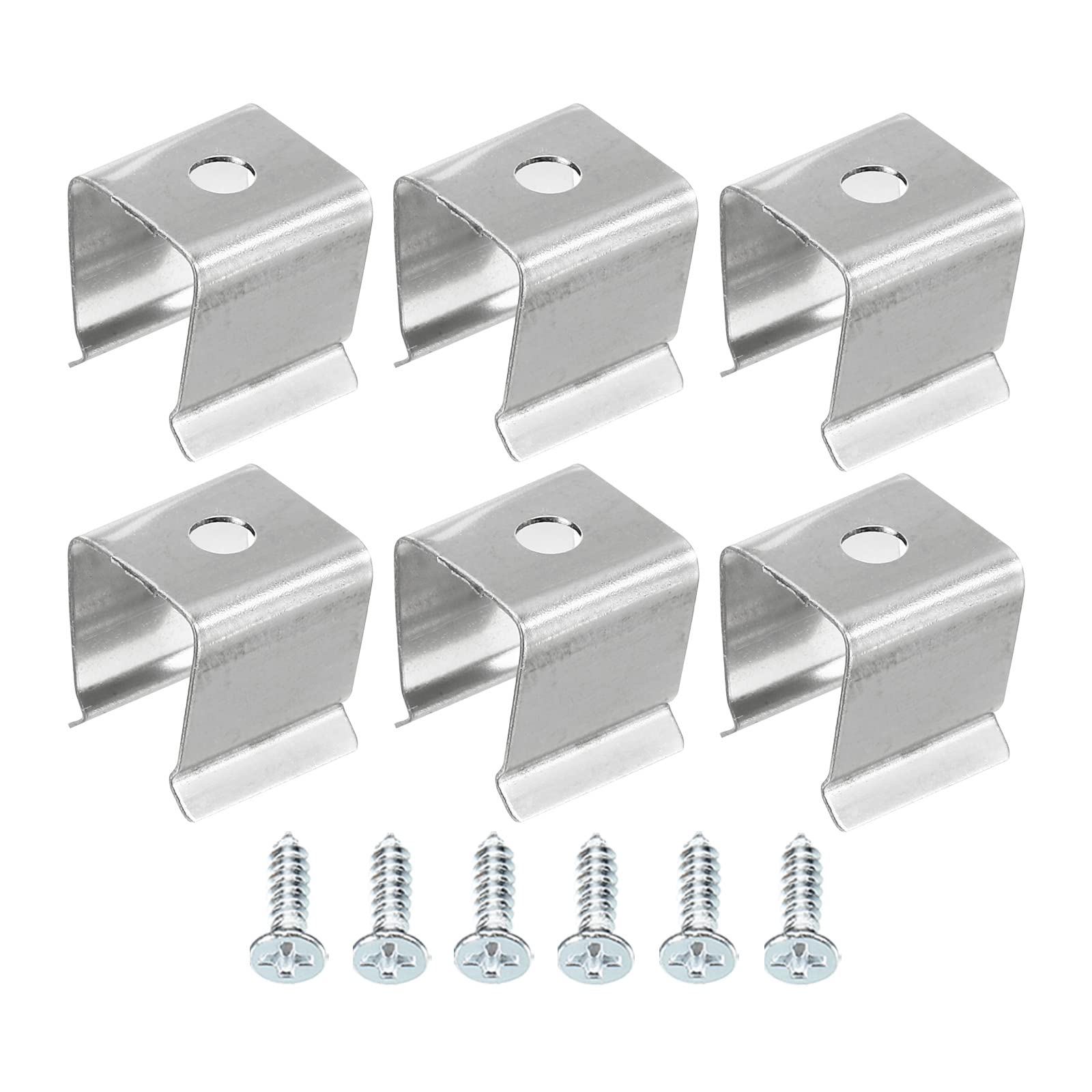 Photo 1 of MECCANIXITY Rope Light Mounting Clips, 50 Pack Wall Channel Mounting Holder Accessories for 8mm to 11mm Waterproof LED Strip, Stainless Steel