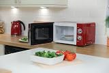 Russell Hobbs RHMM701R 17L 700W Red Solo Microwave with 5 Power Levels view 3