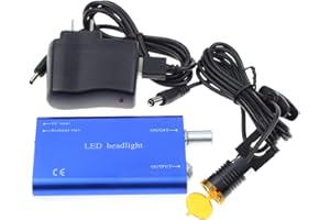 NSKI 3W LED Head Lamp Insert Type/Clip-on Type with Filter for Binocular Loupe Blue (Insert Type)