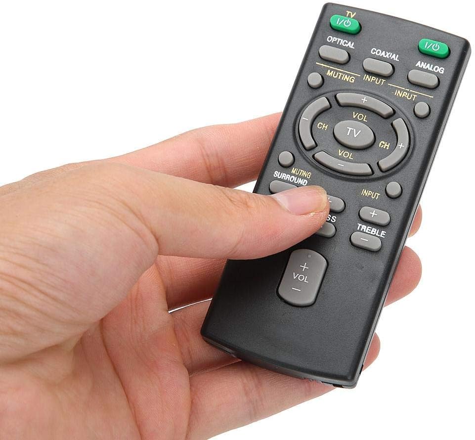 Socobeta Remote Control Universal Sound Bar Remote Controller Replacement Controller RM-ANU159, Black - Image 4