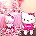 Pawliss Hello Kitty Airwalker Foil Mylar Helium Balloon Birthday Party Decoration Supplies, Large Size 33