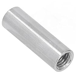 5 Pcs Round Coupling Nut M12 x 1.75 Female Thread