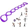 7 Ring Stretch Resistance Exercise Band, Miracle Miles Band, Yoga Stretching, Arm, Shoulders Foot, Leg Fitness Home Gym Physical Therapy Band