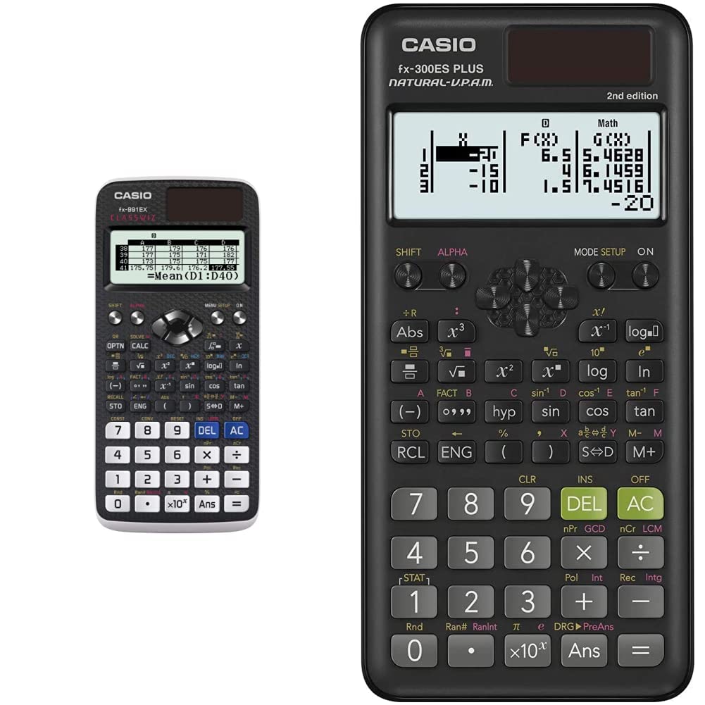 Casio FX-991EX Engineering/Scientific Calculator (Black) and
