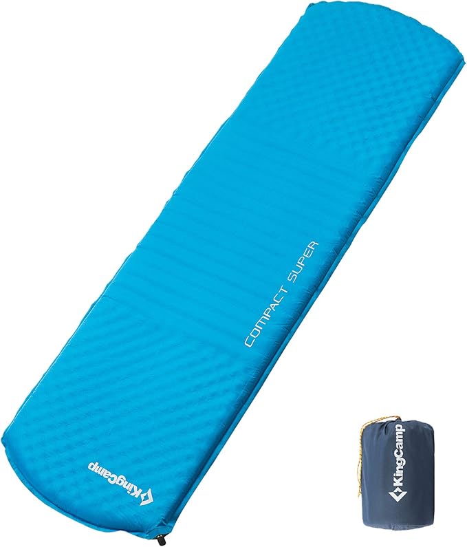 KingCamp Sleeping Pad Compact Super Self-Inflating Damp-Proof Durable