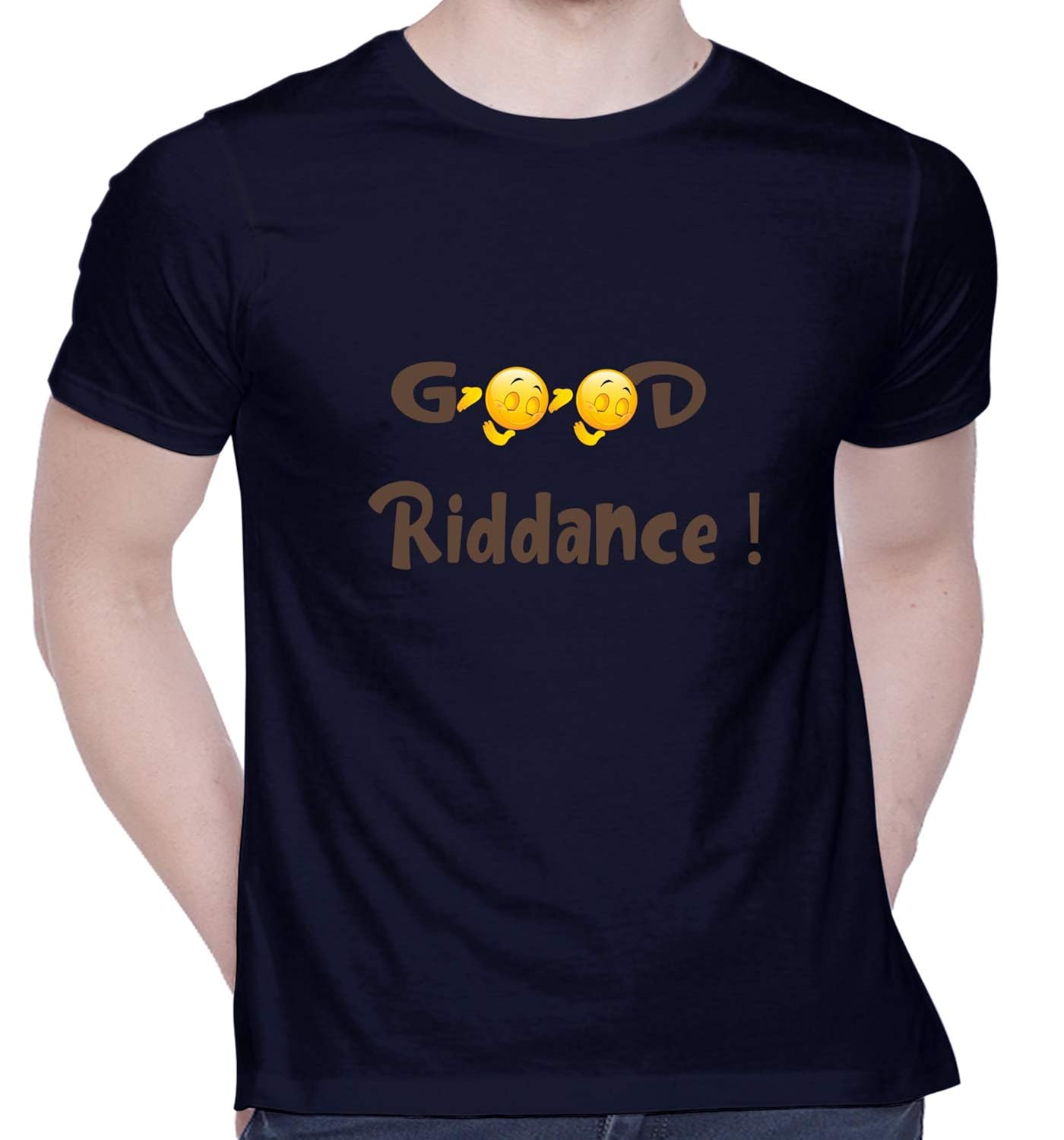 Buy CreativiT Graphic Printed T-Shirt for Unisex Good Riddance Tshirt ...