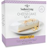 Gourmet Cheesecake Mix, No Bake Cheesecake Cake Mix, Orange Chiffon Cheesecake by Southern Living, Rich, Creamy, Moist and Fluffy Whipped Topping