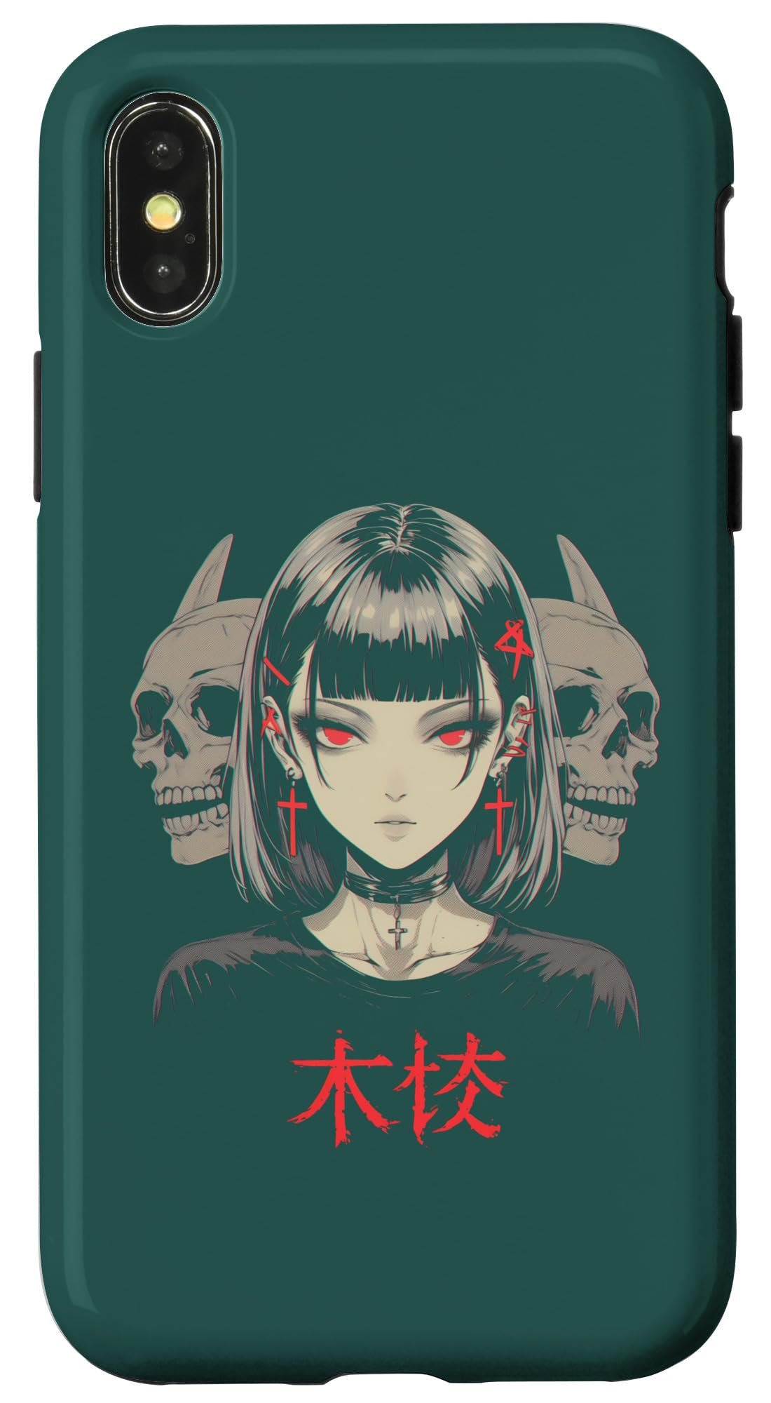 iPhone X/XS Goth Grunge Demon Anime Girl Waifu Horror Alt Aesthetic Case