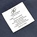 Word of Dream Brushed Microfiber Duvet Cover Set - Lightweight and Soft - Twin, Navy