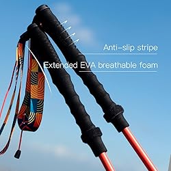 AONIJIE Trekking Poles - 2 Pcs Collapsible Aluminum