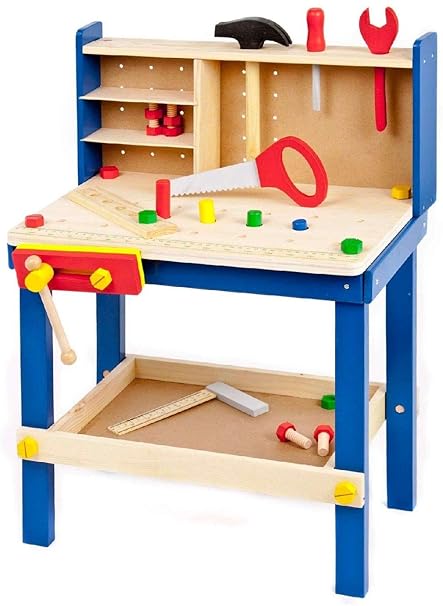 wooden kids tool bench