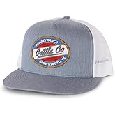 WHISKEY BENT HAT CO. Whiskey Ranch Cattle Co. Classic Round Patch Adjustable Snapback Trucker Hat