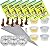 Scooby-Doo Cupcake Birthday Party Kit for 6 - Cake Topper Figures & Baking Cups, 2 Piping Bags, 2 6-Cup Baking Tins, 1 Steel Pastry Piping Tip, 6 Packs Stickers & Trading Card Packs