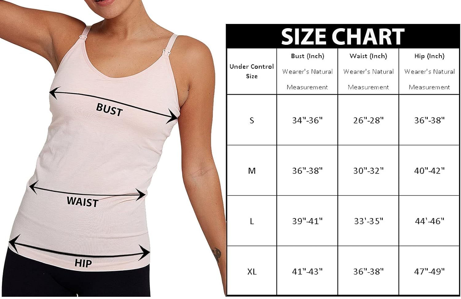 Under Control Women's Maternity Nursing Tops & Tees Tank Top Camisole (3 Pack) at  Women’s Clothing store