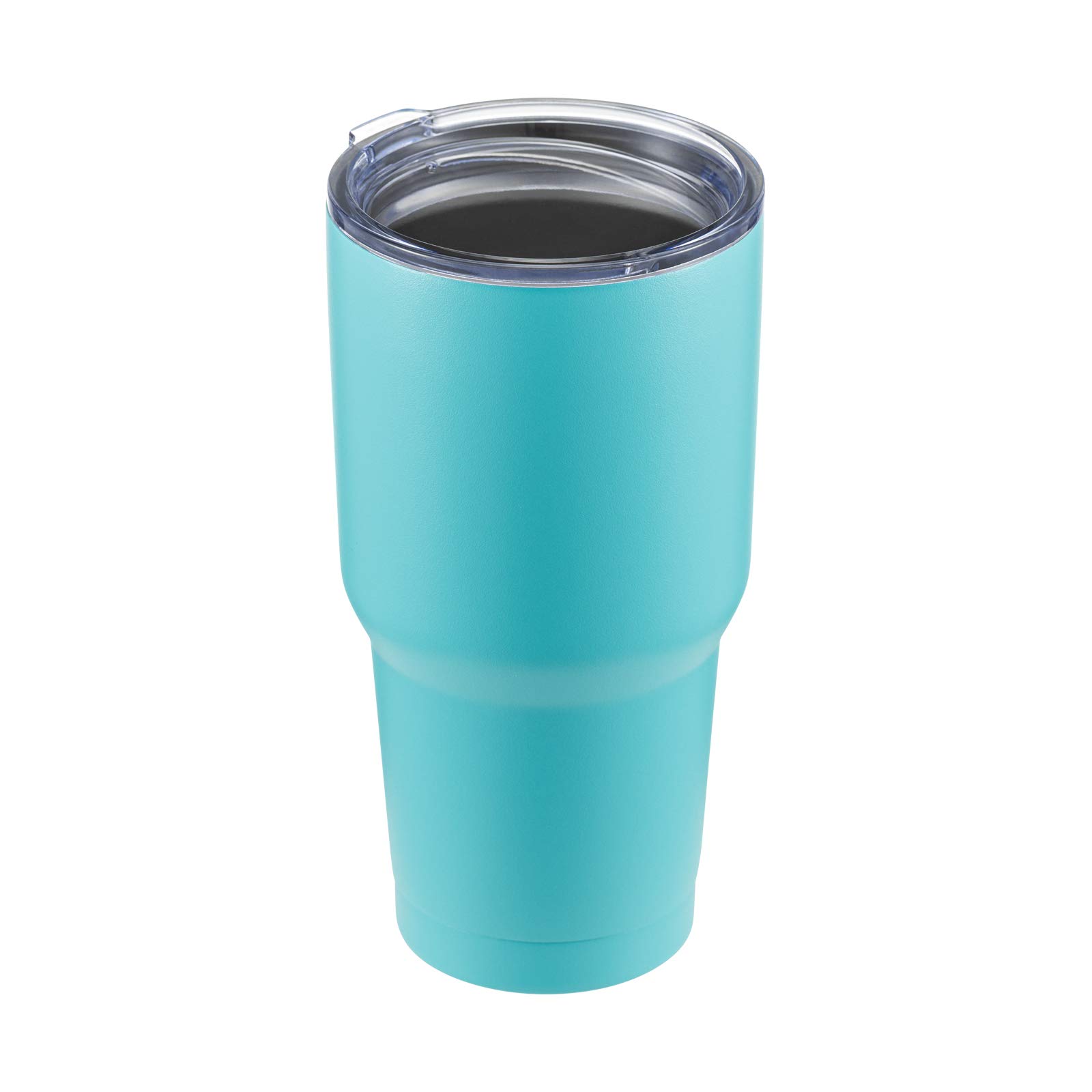 COMOOO 30oz Stainless Steel Tumbler with Lid Insulated Tumbler Coffee Cup Durable Double Wall Vacuum Travel Coffee Mug Thermal for Hot and Cold Drinks (Blue Green, 1 Pack)