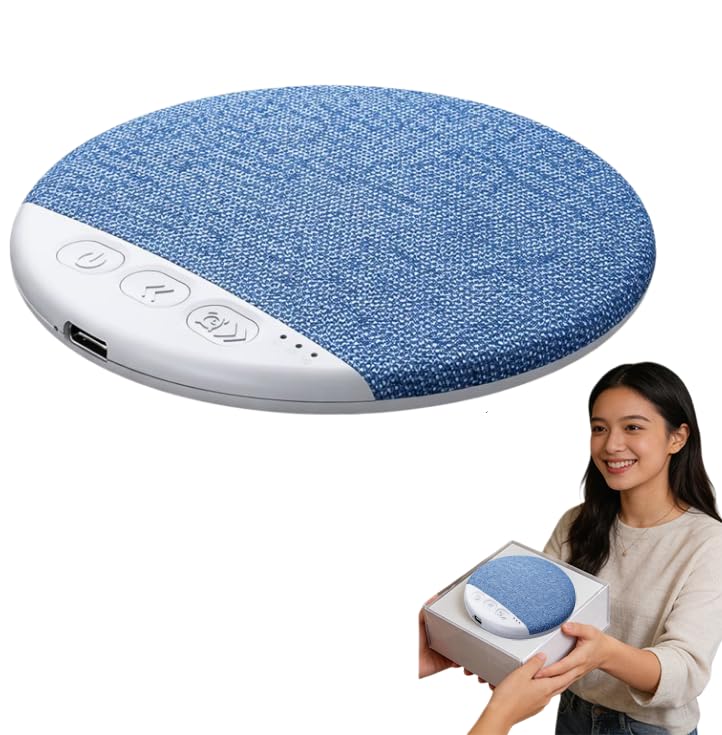 Photo 1 of 2026 New Sleep Pillow Speaker, Bluetooth White Noise Timer Wireless Sleep Aid, Hi-Fi Stereo Bass Private Headphones, Comfortable Sleep Therapy for Adults Kids?Blue?