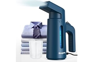 Blesgam Steamer for Clothes 700W, Double Row Steam Clothes Steamer, 180ML Large Capacity Water Tank, 40S Fast Heat-up Garment steamer for Home and Office(GY168)