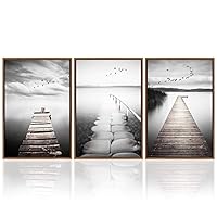 3 Piece Framed Canvas Wall Art Birds Fly in The Sky Canvas Prints Home Artwork Decoration for Living Room,Bedroom - 16