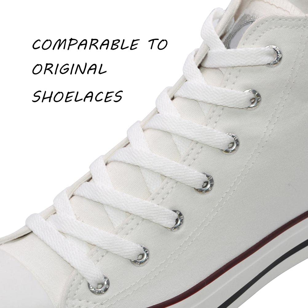 VSUDO Flat Shoe Laces for Sneakers, Shoelaces for Sneakers, Athletic Shoelaces