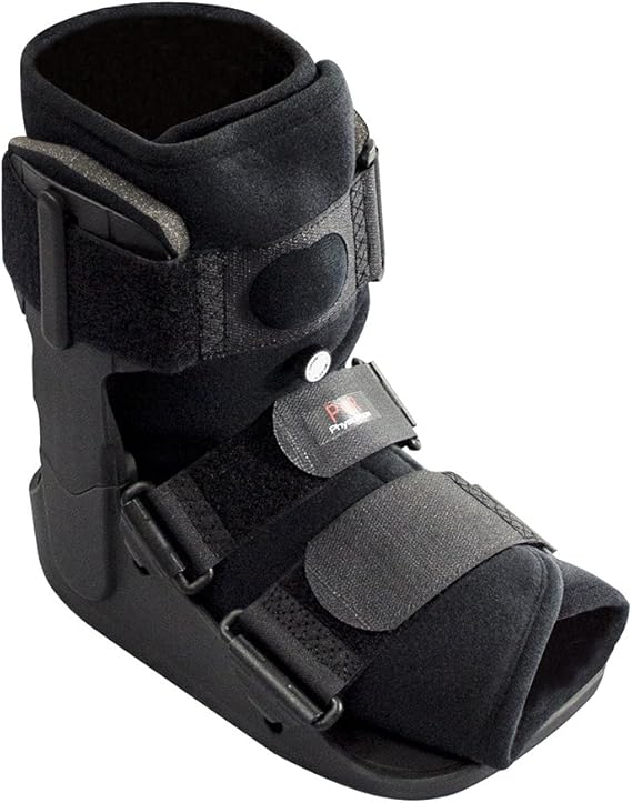 PhysioRoom Foot Ankle Fracture Boot Brace Short Lightweight Support