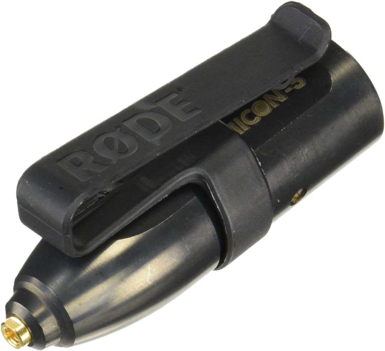 Rode Micon-5 MiCon Connector for 3-pin XLR Devices, Black/Anthracite, 14 mm