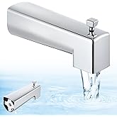 Enhon 7 Inch Slip on Tub Spout with Diverter, Compatible with Moen 3839/Moen 3853, Bathtub Diverter Spout Fits 1/2" Copper Wa