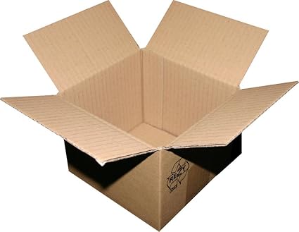 25 pieza plegable caja cartón cajas de cartón 150 x 140 x 120 mm 1 Ondulado