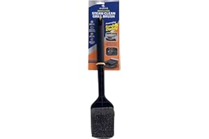 Mr. Bar-B-Q Steam Clean Grill Brush Powered by Scrub Daddy