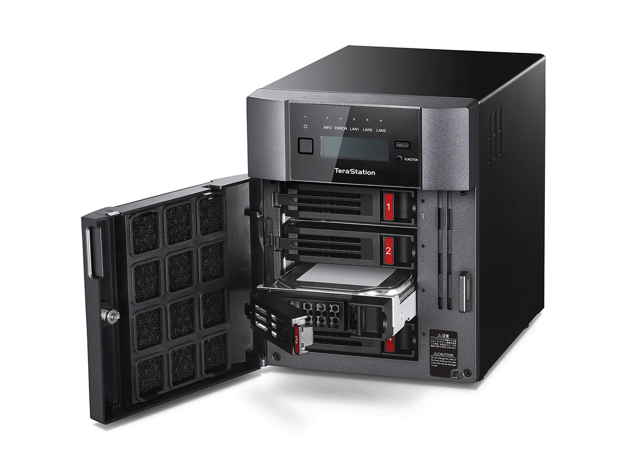 BUFFALO TeraStation 5410DN Desktop 16 TB NAS Hard Drives Included, black