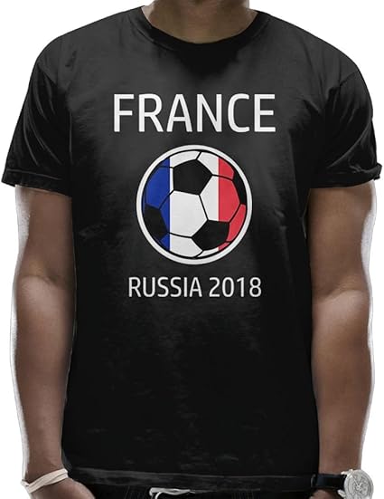 Amazon.com: France French Soccer Team Russia 2018 Novelty Round Collar