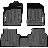 SMARTLINER Custom Fit All Weather 2 Row Floor Mat Liner Set Compatible with 2021-2025 Volkswagen ID.4