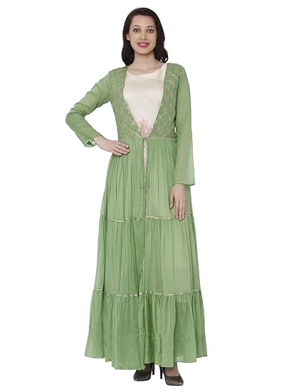 plain gown with jacket