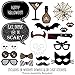 Big Dot of Happiness Spooktacular - Eat, Drink and Be Scary Halloween Party Photo Booth Props Kit - 20 Count